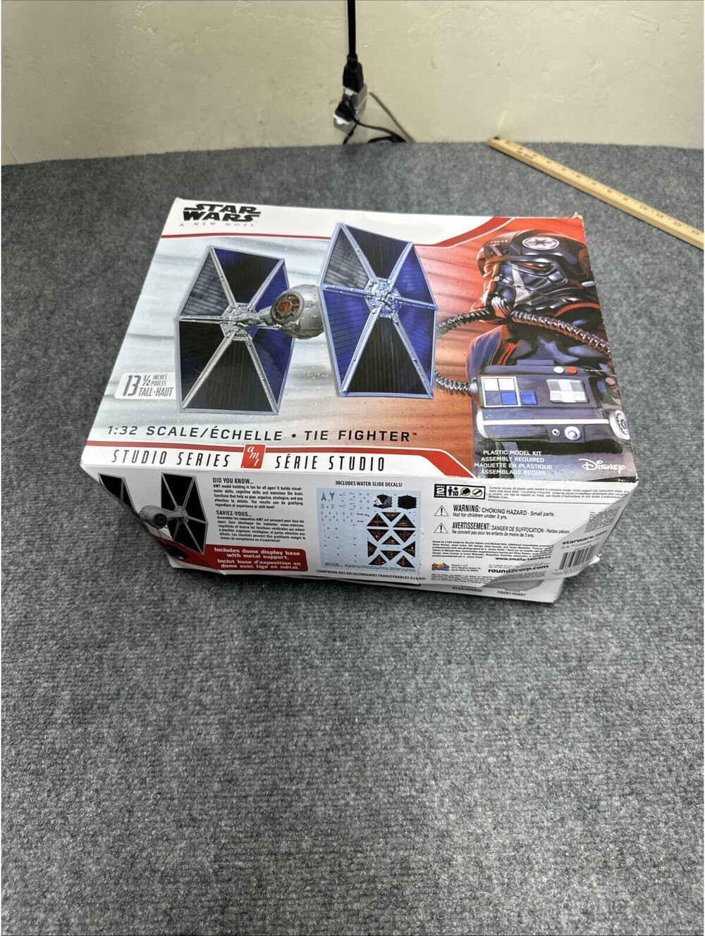 AMT 1341 1:32 Star Wars A New Hope: Tie Fighter Plastic Model Kit